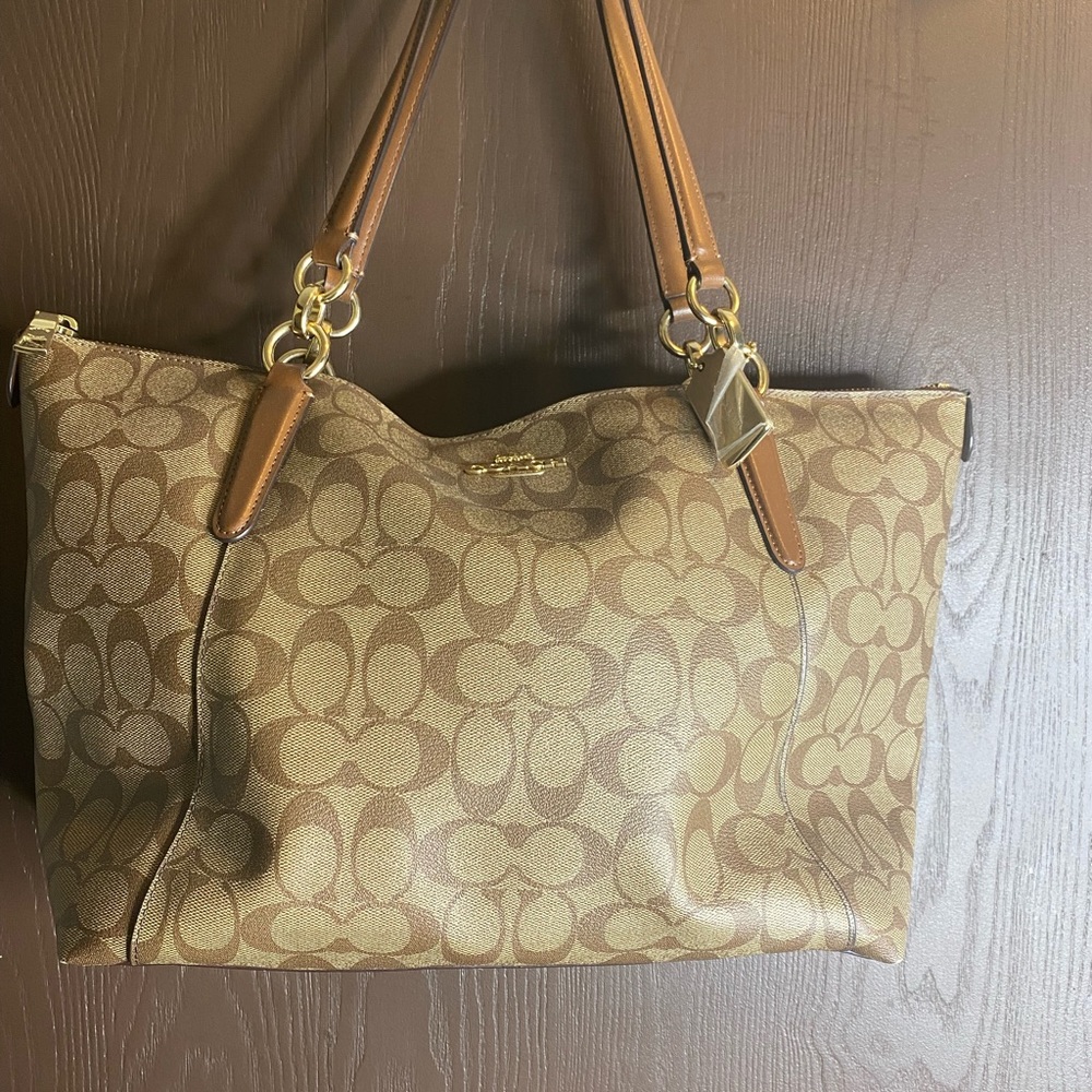 Authentic COACH MOMOGRAM TOTE BAG